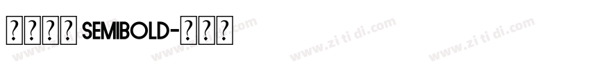 微软雅黑 Semibold字体转换